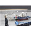 Image 2 : Ship in a Bottle and Owl Decor
