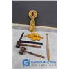 Image 1 : Wooden Gavels, Key Holder, Back Scratcher, etc