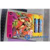 Image 2 : Vintage Masters of the Universe Book and Colorforms Play Set