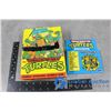Image 1 : Teenage Mutant Ninja Turtles 1990 Topps Wax Packs w/Box and Collector Cards Set