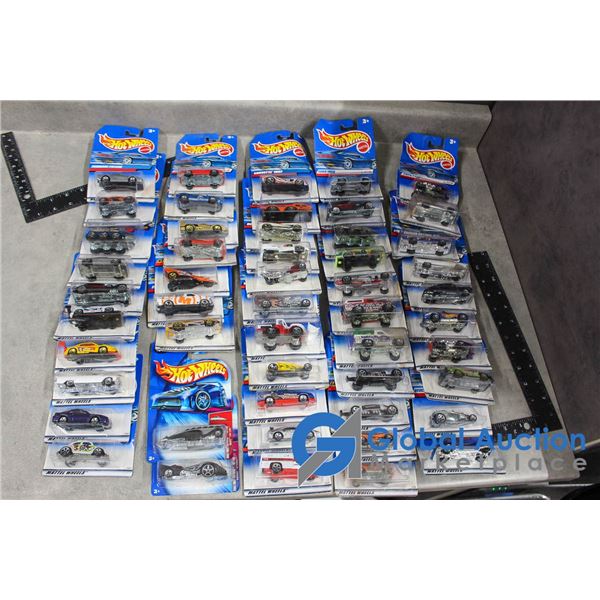 (40) NIB Hotwheels- 2004 First Editions and Mattek Wheels