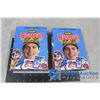 Image 1 : (2) Leaf Baseball Puzzle & Card Wax Packs w/Box - BID PRICE x2