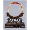 Image 4 : Lot of Three Chinese Jade & Agate Carved Bangles