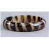 Image 2 : Agate Carved Bangle Striped
