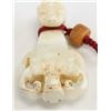 Image 3 : Chinese Archaistic White Jade Dragon Pendant
