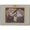 Image 2 : Spanish Etching on Paper 15/50 Signed Juan Gris