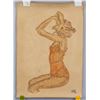 Image 2 : Austrian Mixed Media on Paper Signed Egon Schiele