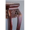 Image 2 : Chinese Wood Carved Marble Side Table