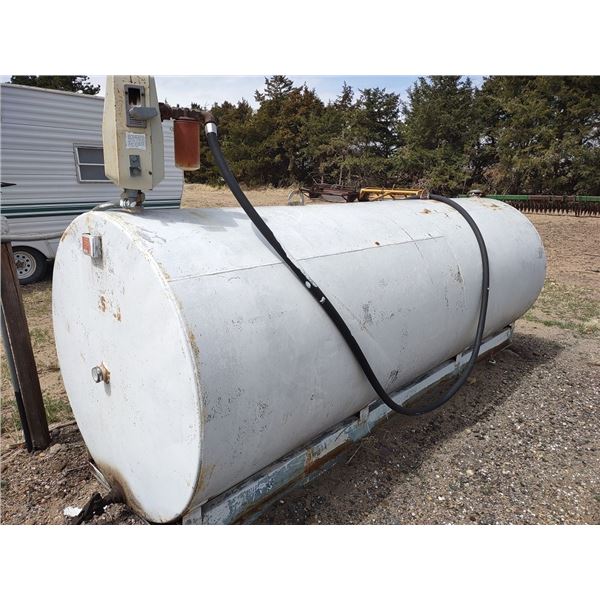 1,000 gallon fuel barrel