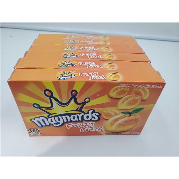 Maynards Fuzzy Peach Candy (6 x 100g)