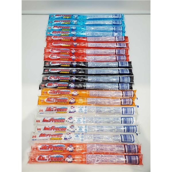 Lot of Mr. Freeze Jumbo Freeze Pops
