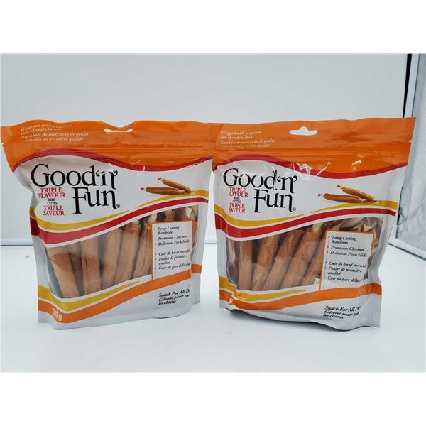 Good n' Fun Chicken Pork Rawhide Dog Chews (2 x 340g)