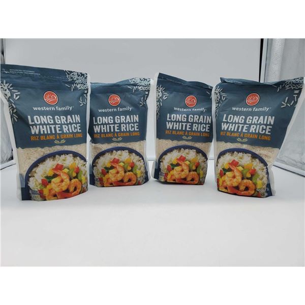 Western Family Long Grain White Rice (4 x 907g)