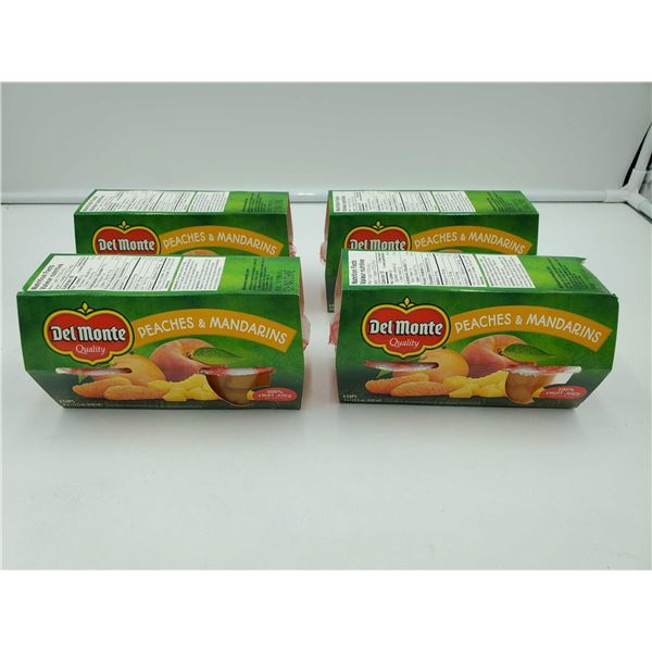 Del Monte Peaches & Mandarins in Juice 4x 4-112.5 cups