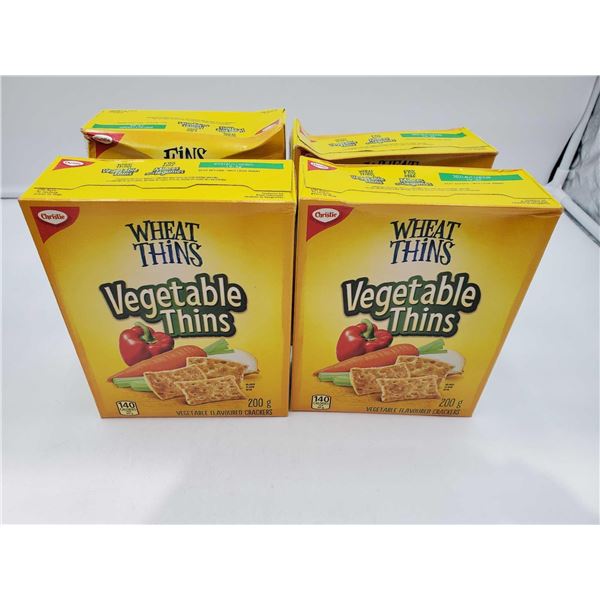 Wheat Thins Vegetable Thins (4 x 200g)