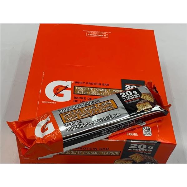 Gatorade Chocolate Caramel Protein Bars case 12 x 100g