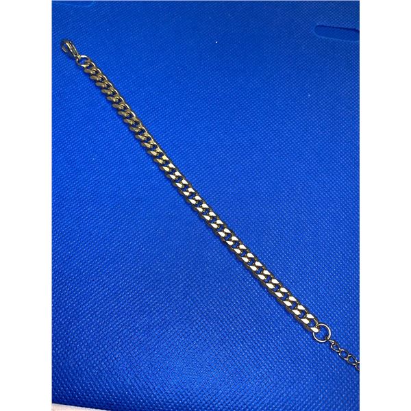 Unisex 14K GP Heavy Cubana Bracelet 10mm thick