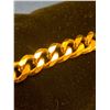 Image 3 : Unisex 14K GP Heavy Cubana Bracelet 10mm thick