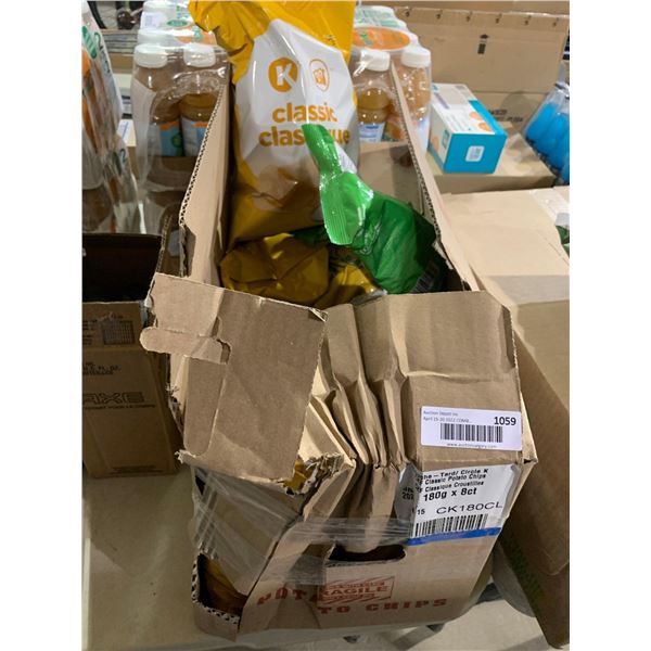 Circle K Classic Potato Chips (8 x 190g)