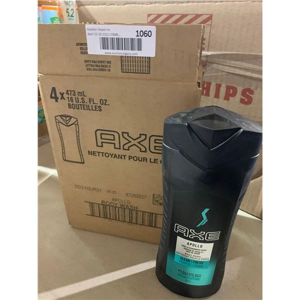Axe Clean & Fresh Body Wash (4 x 473ml)