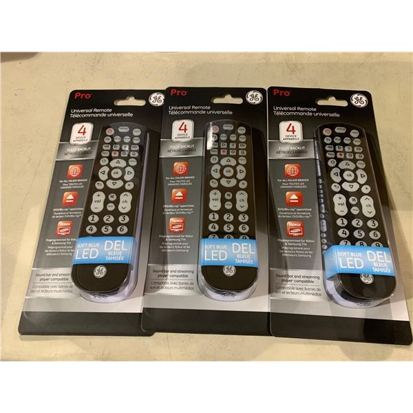 GE Universal Remote (3ct)