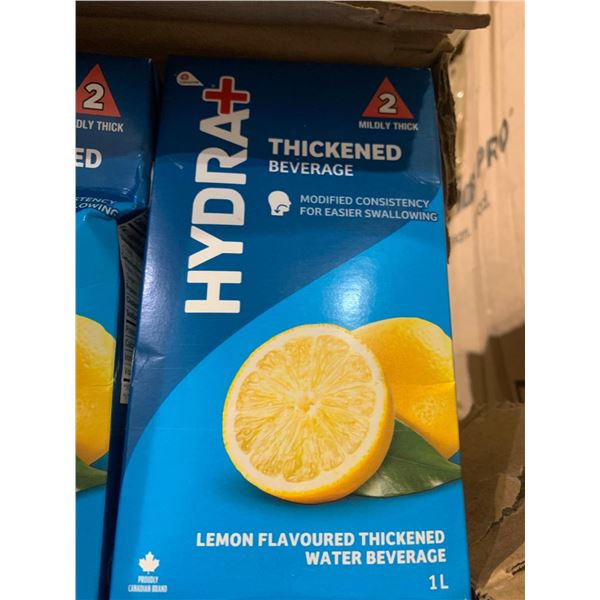 Case of Hydra Plus Thickened Lemon Flavoured Water Beverage