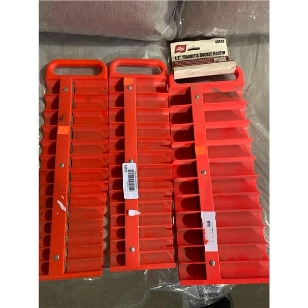 Lot of 3 Magnetic Socket holders