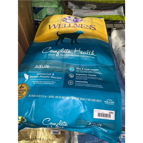Wellness Complete Health Adult Dog Food 30lbs