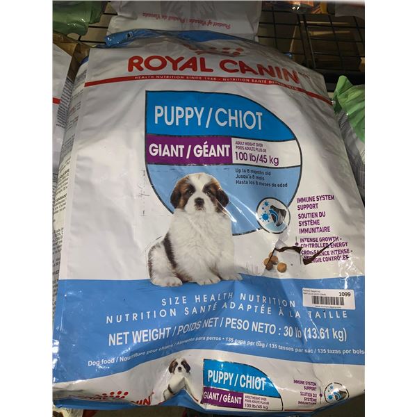 Royal Canin Giant Puppy Dog Food (30lbs)
