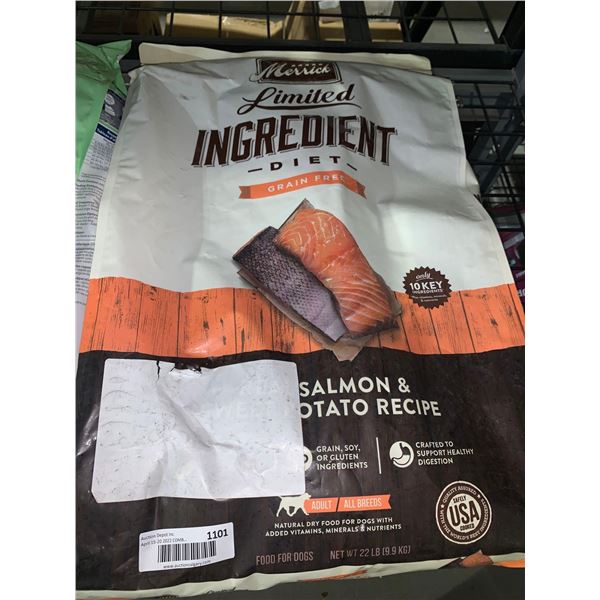 Merrick Limited Ingredient Diet Dog Food 22lbs