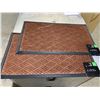 Image 2 : Lot of 2 - Rubber Back Studio Door Mat (-18 x 30 inch
