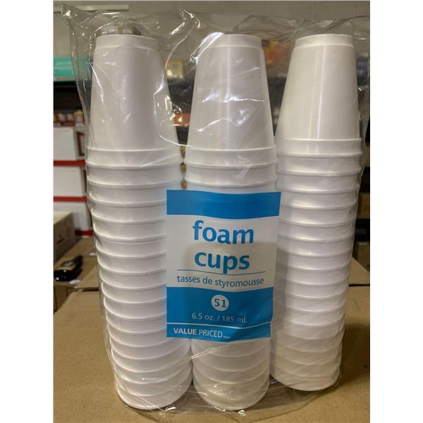 Case of Foam Cups 24 x 50