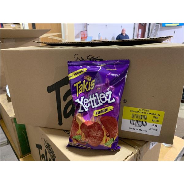 Takis Xettlez Fuego Chips (20x72g)