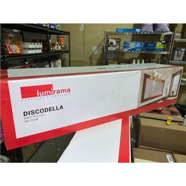 Lumirama Discodella Triple Vanity Light