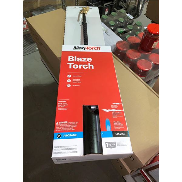 Mag Torch Blaze Torch Propane with spark lighter and 61" hose