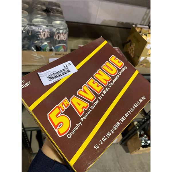 5th Avenue Crunchy Peanut Butter in a Rich Chocolate Coating (18  56g)