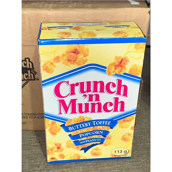 Case Lot of 12 Crunch n' Munch Buttery Toffee Popcorn