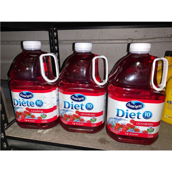 Ocean Spray Diet Cranberry (3 x 3l)
