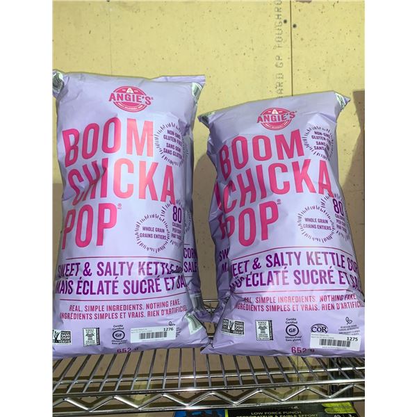 Lot of 2 x 652g Boom Chicka Pop Sweet & Salty Kettle Corn