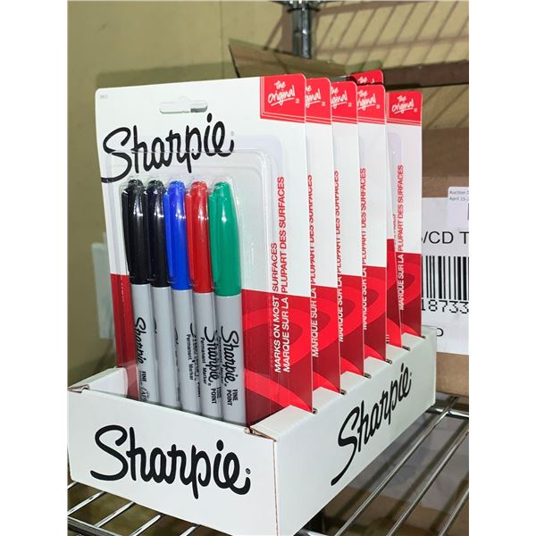 Sharpie Fine Point Permanent Markers (6 x 5)