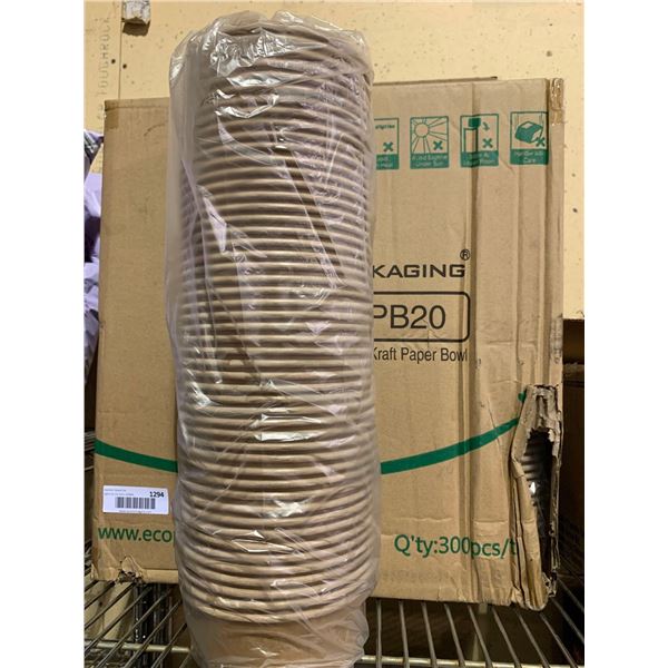 Eco-Packaging Disposable Bowls (300ct)