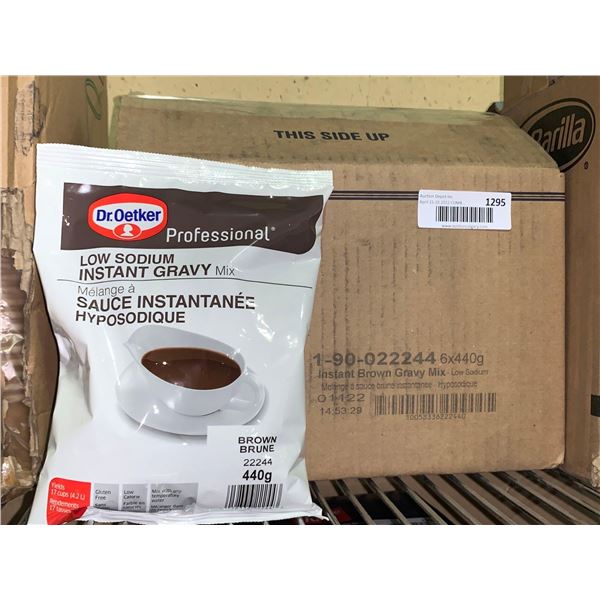 Dr. Oetker Low Sodium Instant Gravy Mix Case 6 x 440g