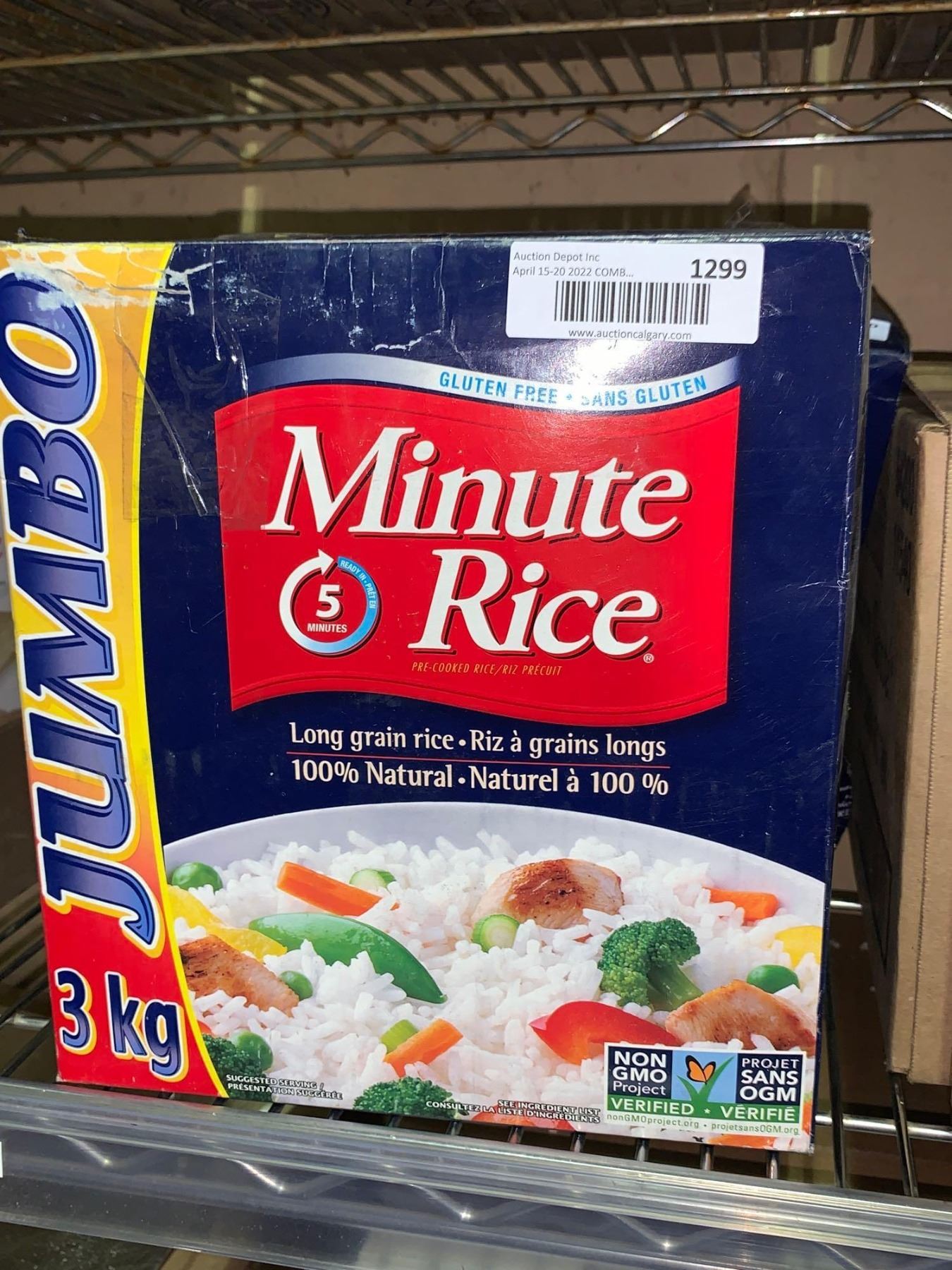 Jumbo Li Rice Jumbo Minute Rice 3kg