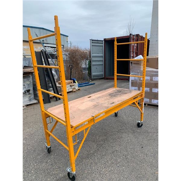 NEW from a freight claim MetalTech Bakers Scaffold 1000Lbs complete with wood deck - NO WHEELS