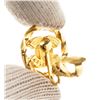 Image 4 : Chanel Gold CC Rhinestone Earrings
