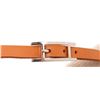 Image 7 : Hermes Brown Leather Hapi 15cm Bracelet