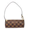 Image 1 : Louis Vuitton Brown Damier Canvas Mini Papillon Pochette Bag