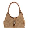 Image 1 : Gucci Begie Tan GG Canvas Leather Jackie Shoulder Bag