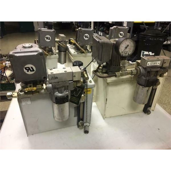 (4) Vogel Central #MFE5-BW7-V71 / MFE5-V70-A Automatic Lubricator/Pump