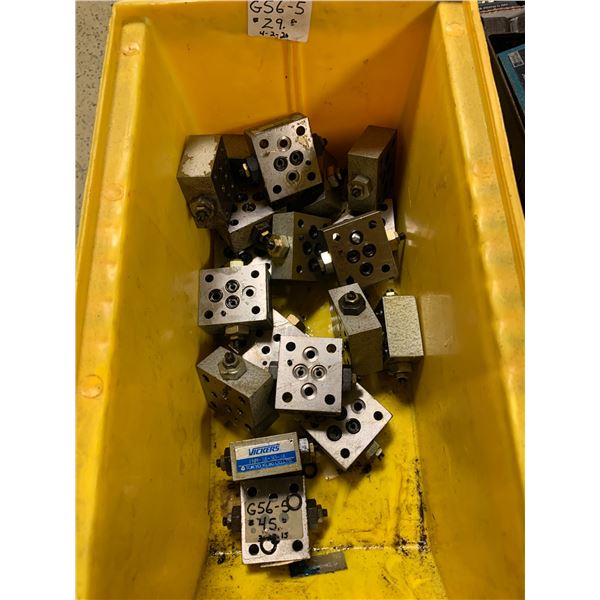 Lot of (18) Vickers  #FNM-3A-30-JA Hydraulic Valve Body
